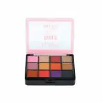 Clamy Dream Long Lasting Makeup Palette (12 Shimmery Eyeshadow, 2 Highlighter, 2 Matte Blusher, 1 Applicator) - 30 gm