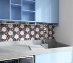 JAAMSO ROYALS Multi colour Horizontal Design With leaves Vinyl Oil Proof Rust Proof Kitchen Wallpaper (500 CM X 60 CM )