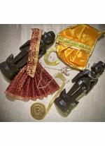 The Homo Sculpts Handcrafted Wooden Dolls/ Marapachi Bommai /Bommala koluvu / lakadee Gudiya Make it Yourself kit 10 inch