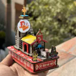 DARIDRA BHANJAN -Kedarnath Temple in Wood Color 3D Model Mandir Statue - Fully Polished and Hand Crafted , Multicolour (LxBxH=9x5x8) cm.