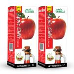 Basic Ayurveda Apple Cider Vinegar With Mother 1000 ml ,Pack of 2