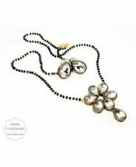 Jn Handicraft Alloy Gold Jewel Set For Women