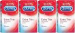 Durex Extra Thin Condom (4 Packs, 10 Condom Each)