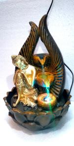 GOLDILUXE Blends Decorative Polyresin Water Fountain Showpiece - 50 cm