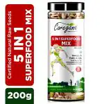 Coreganic Certified Raw 5 in 1 Super Seeds Mix -Sunflower,Pumpkin,Flax,Watermelon & Chia Seeds 200g