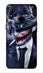 SARTOOLIYA Realme 3I Multicolor Plastic Jocker Wallpaper Printed Water Proof Back Cover