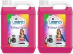 Limerick Washing Machine Liquid Detergent Top Load And Front Load (Pink 10 Ltr) Multi-Fragrance Liquid Detergent (2 X 5 L)