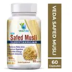 VEDAPURE Safed Musli Capsule Helps in Muscle , Bones & Joints, Immunity & Stamina 1000mg - 60 Cap