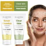 GLAMVEDA Kesar Chandan Kumkumadi Brightening & Clear Skin Anti Acne (Pack Of 2) Face Wash (150 ml)