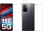 Gs Smart Front And Back Tempered Glass For Xiaomi Redmi Note 11T 5G, 21091116Ai, Redmi Note 11T 5G (Pack Of 3)