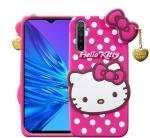 BINTAGE Back Cover for Kitty Nokia TA-1029 -Nokia 2 (Pink, Waterproof, Silicon, Pack of: 1)