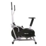 Reach Dual Trainer 2 in 1 Home Fitness Gym Equipment Designed for Complete Body Workout with Minimum Pressure on Knees Orbitrack Exercise Cycle Black