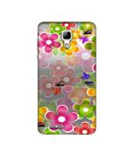 Casotec Butterflies Design Printed Silicon Soft TPU Back Case Cover for Micromax Bolt Selfie Q424