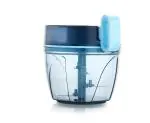 GRECY Clear Plastic Handy Chopper With 4 Blades - 750 ml
