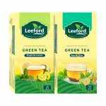 Leeford Green Tea Aqua Slim and Exquisite Lemon for Weight Loss, Combo Pack (2x25 Tea Bags)