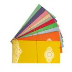 minimal affairs: 100 Pcs Premium Paper Shagun Envelopes with Coin for Cash Gifts in Weddings, Birthdays, Rakhi (10 Different Colors)
