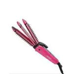 VALORA V-8890 3 in 1 Hair Straightener, Hair Curler & Hair Crimper, Temperature Control, Fast Heating, Ceramic Plate