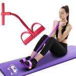 MAPACHE Elite Series Pull Reducer for HIPS, Thighs, Waist and Belly Exercises, Tummy Remover, Tummy Twister,Fat Removing Tool, Color Haze Purple (Bright Red)