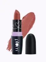 Plum Matterrific Lipstick | Highly Pigmented | Nourishing & Non-Drying | 100% Vegan & Cruelty Free | Truth Or Bare - 131 (Mauve Nude)