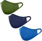 Wellstar Cotton Anti Pollution 3 Layer Reusable Face Mask Cotton Anti Pollution 3 Layer Reusable Face Mask Cloth Mask (Free Size, Pack of 3)