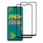 Kite Digital Infinix Hot 11 (Black) Tempered Glass Screen Protector with Edge to Edge Coverage and Easy Installation Kit (Pack of 2)