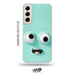 Tweakymod Printed Funny FAce Emoji Back Cover For Samsung S22 Plus