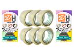 DH TAPES INDUSTRIES Transperant Tape 2 Inch High-Strength Packing Tape Rolls, Self Adhesive Packaging Tape (Pack Of 1)