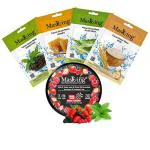 MasKing Beauty Facial Sheet Mask with Real extract of Green Tea, Honey, Aloe Vera & Rice Ideal for Women & Men (Combo Pack of 4) | Diva Berries Nail Polish Remover 30 Round Pads (Pack of 1)