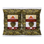 Ghotaram Popular Roasted Green Moong Whole Sprouted Maash Green Bean Munggo Namkeen Snack | Rich in Protein | Roasted Salted Green Moong Tasty Yummy Healthy Snack No Additives-420g*2Pack