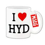 Mug Morning I Love Hyderabad Mug I Love HYD Mug Hyderabad Coffee Mug