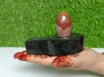 SHIVAM VASTU KALA SHIVLING ART Antique/Unique Narmada Shivling, Powerful Narmadeshwar shivling, Energy Stone Shivling