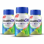 Health OK multivitamins minerals, for Overall Health, 30 Tablets x Pack of 3