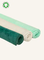 Tickles Organic Cotton Reusable Baby Wipes (Sea Green) - Pack of 3