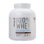 PhD Sports Nutrition 100% Whey Protein Powder 2kg (4.4lbs), Belgian Chocolate, 20g Protein, 3g creatine monohydrate, 6.7g BCAA, 80 Servings Incomplete