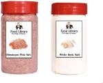 Food Library Himalayan Pink Rock Salt And White Rock Salt, 200 G (Combo Of 2)