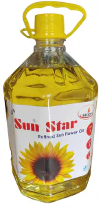 Sunrize sun Star Refined Sunflower Oil 5 Liter( Pack of 2)