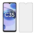 Ecmered Transparent Tempered Glass Matte Finish 9H Full Glue Case Friendly Screen Guard Screen Protector For Realme C31
