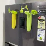 Vah Yellow Ceramic Pot Holder Perfect Garden Rustic Ideal Gift (Set Of 2)