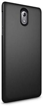 MOZETTE Back Cover for NOKIA 2.1 (Black, Dual Protection, Silicon, Pack of 1)