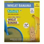 Timios Baby Cereal with Milk, Wheat Banana- from 8+Months|Insant and Healthy Food for Babies|300gm