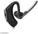 Techel True Wireless Series Anti Radiation Voice Control Bluetooth Headset, Black