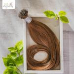 Hair Originals Human Hair extensions -Nano-Tip (Metal Wire Based)-Natural Brown-50 Strands-32