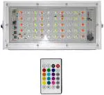Astern 50W RGB LED Brick Light Multi Color with Remote Waterproof IP66 LED Flood Light