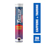 Fast&Up Caffeine Rapid | 100mg Caffeine | 100mg Taurine | Better Energy, Endurance & Focus | Powerful Pre-Workout | Cola Flavour (20 Effervescent Tablets)