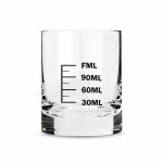 Nutcase Designer Whiskey Glass 2.8 inch x 3.6 inch (30 ml, 60 ml, 90 ml)