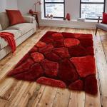 VSHT POLYSTER CARPET RED 4X6