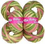 M.G Enterprise Wool Yarn, Premium dos Carrot Pack of 8 pc 25 gm each