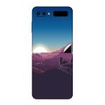 GADGETSWRAP Printed Vinyl Skin Sticker for Samsung Galaxy Z Flip - Fox Forest Minimalism