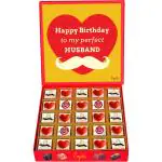 Expelite Happy birthday to my perfect husband - 25 pc best gifts for husbands birthday Bars (450 g)