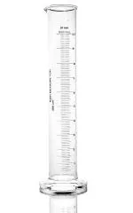 Apex Labs Borosilicate Glass Rainfall Measure Cylinder Round Base, 10 M.M. 200 cm2